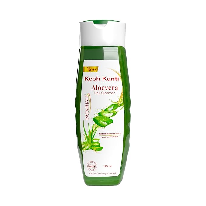 Patanjali Kesh Kanti Aloe Vera Hair Cleanser Herbal Shampoo | 180ml
