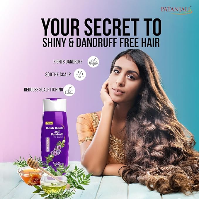 Patanjali Kesh Kanti Anti Dandruff Hair Cleanser | 180ML_3