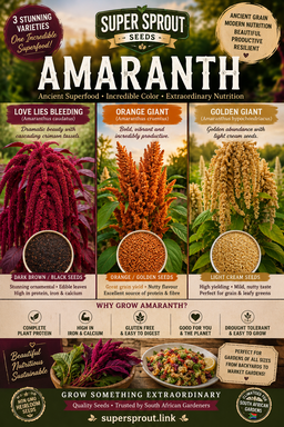 Golden Giant Amaranth x 50 seeds 
