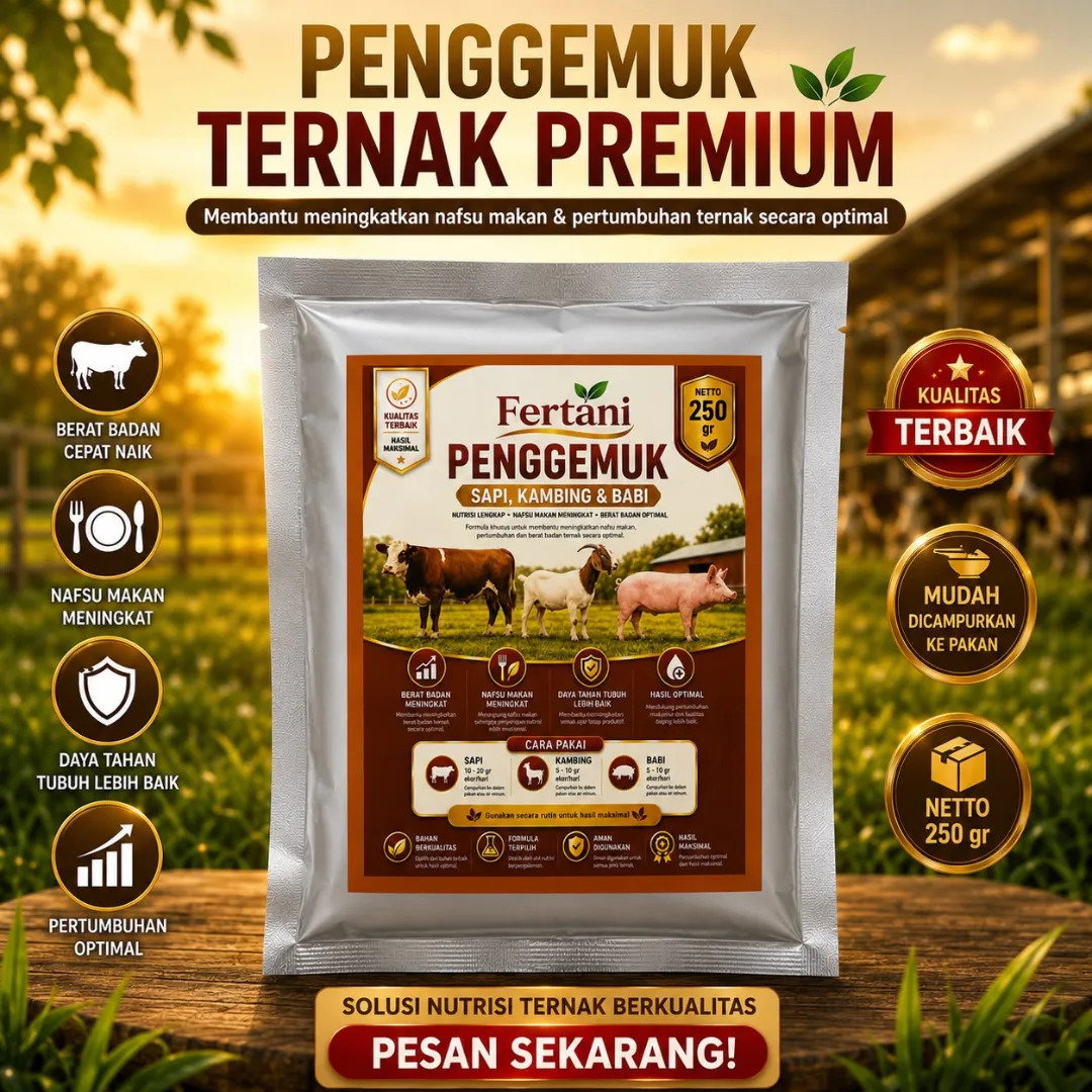 Suplemen Penggemuk Ternak Ruminansia 250 Gram_0