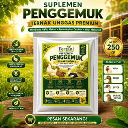 Suplemen Penggemuk Ternak Unggas 250 Gram