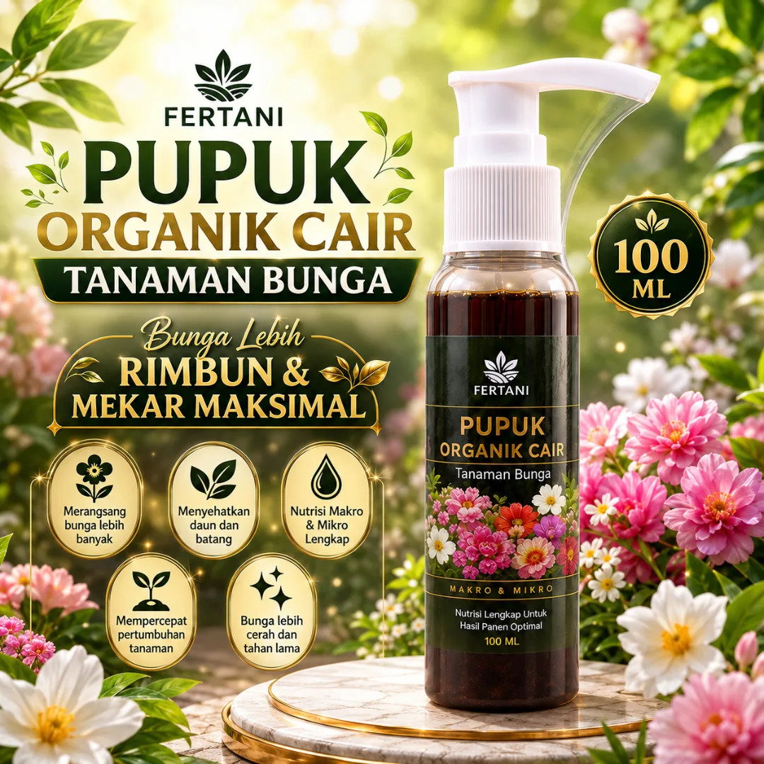 Pupuk Organik Cair Tanaman Bunga 100ml