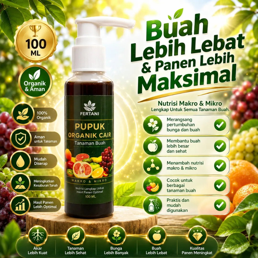 Pupuk Organik Cair Tanaman Buah 100ml