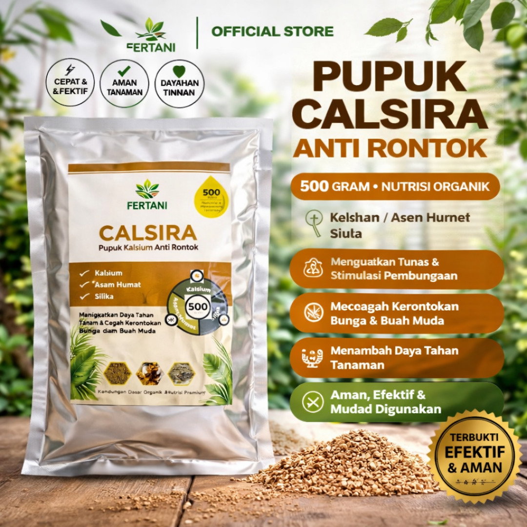 Pupuk Calsira Anti Rontok 500 Gram
