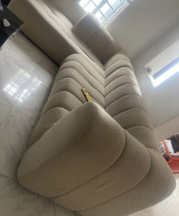 BOUCLE L SHAPE COUCH