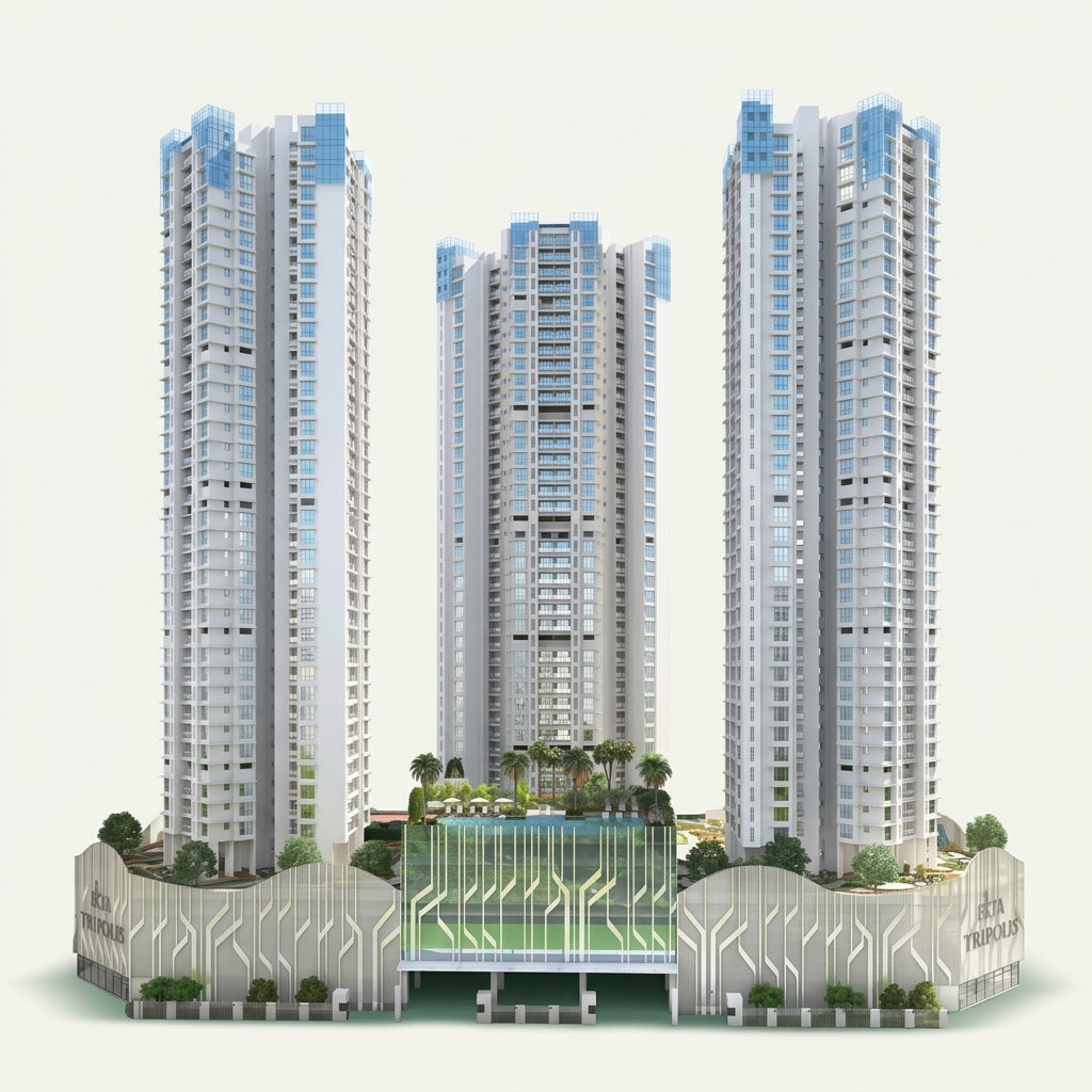Ekta Tripolis 3 BHK | 1084 sq ft | Goregaon(W) | Mumbai | ₹4.05Cr_0