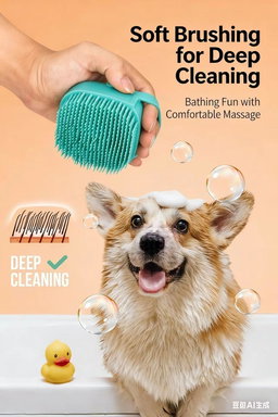 Silicone Massage Bath Brush