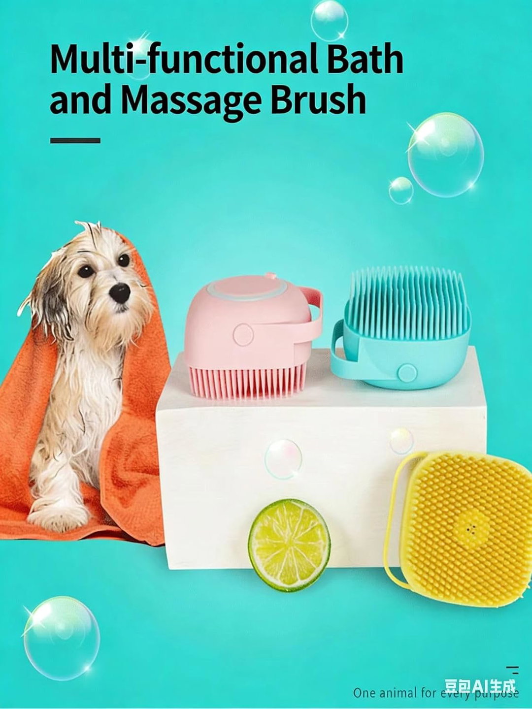 Silicone Massage Bath Brush