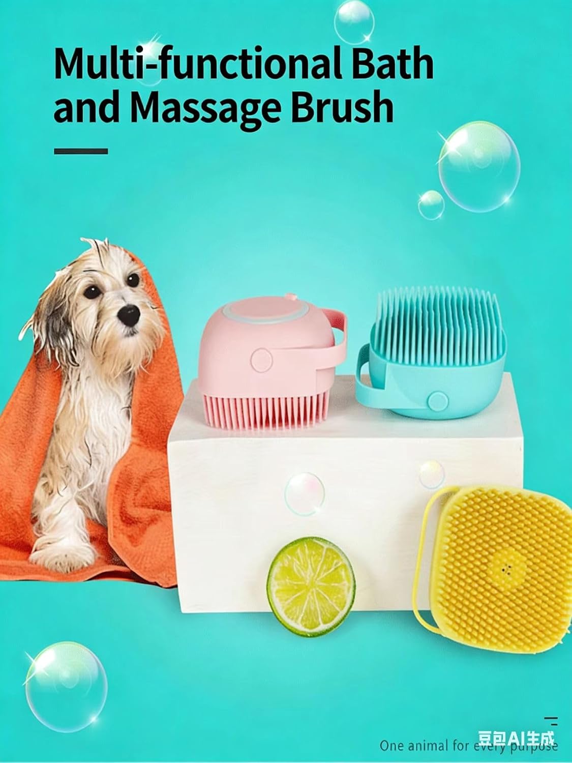Silicone Massage Bath Brush_0