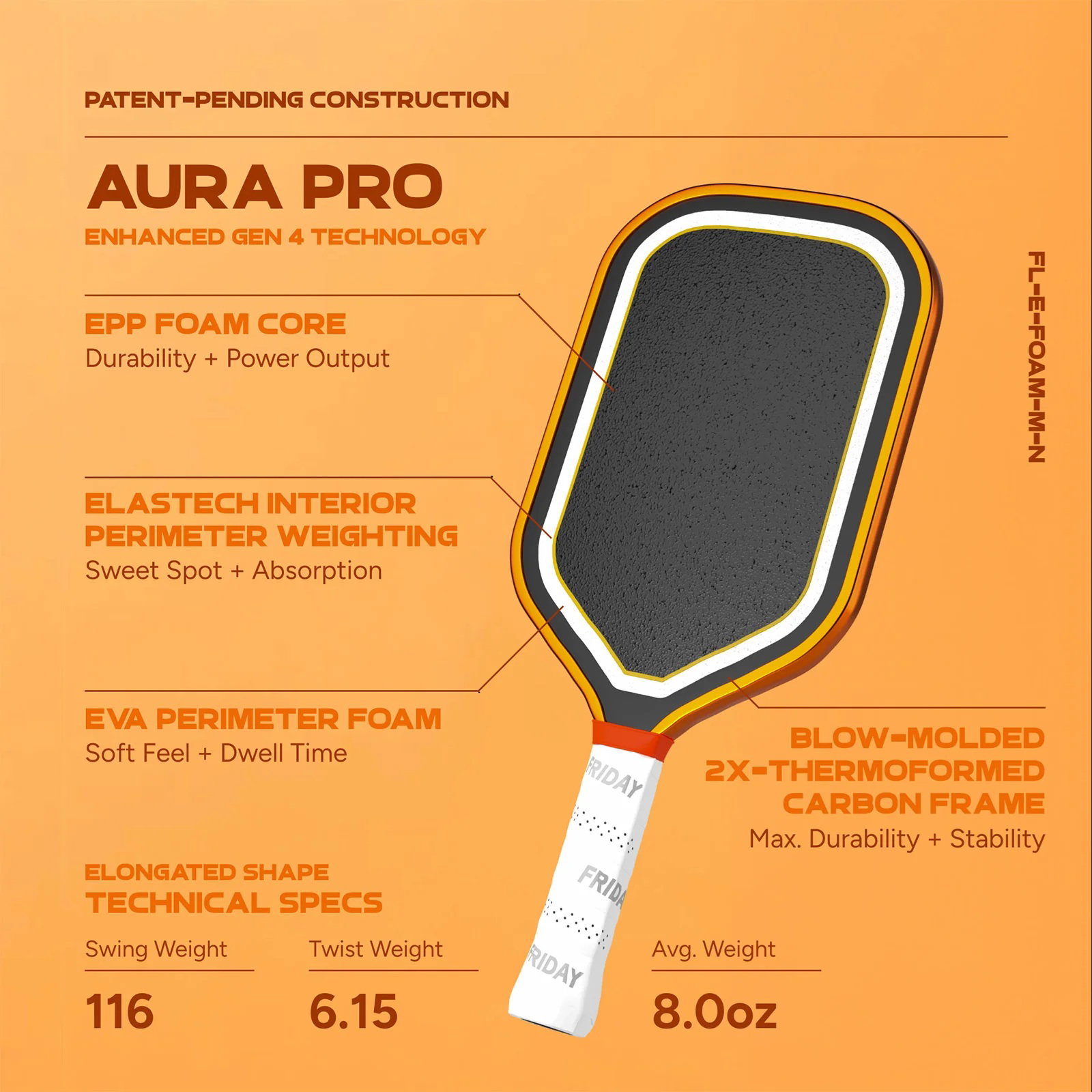 Aura Pro - Elongated - Creamsicle_1