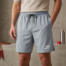 Sport Half Pant for Men | Light Grey 