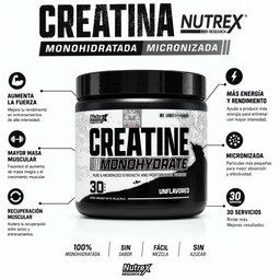 Creatina Nutrex 30 servicios