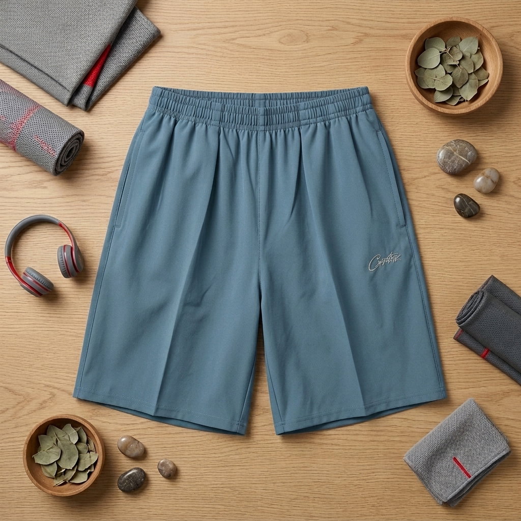 Sports Half-Pant for Men | Big Size | Sky Blue_3