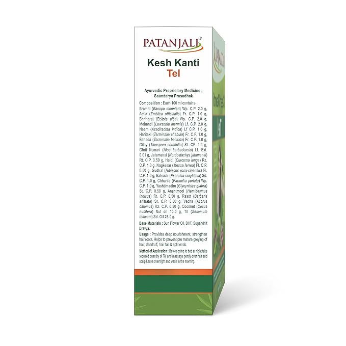 Patanjali Kesh Kanti Hair Oil, 100ml+20ml extra_4