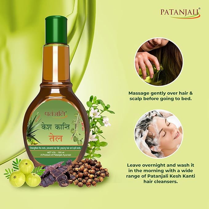 Patanjali Kesh Kanti Hair Oil, 100ml+20ml extra_2