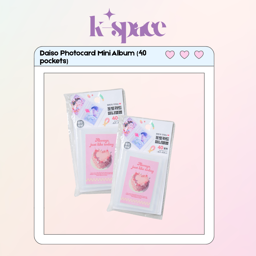 Daiso Photocard Mini Album (40 pockets)_0