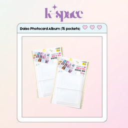 Daiso Photocard Album (15 pockets)