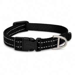 ROGZ- CLASSIC DOG COLLAR XL - BLACK