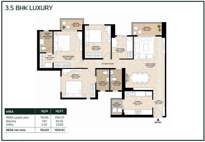 Mahindra Rainforest | 2&3 BHK | Kanjur(W) | ₹1.99Cr - 3.96*Cr_7