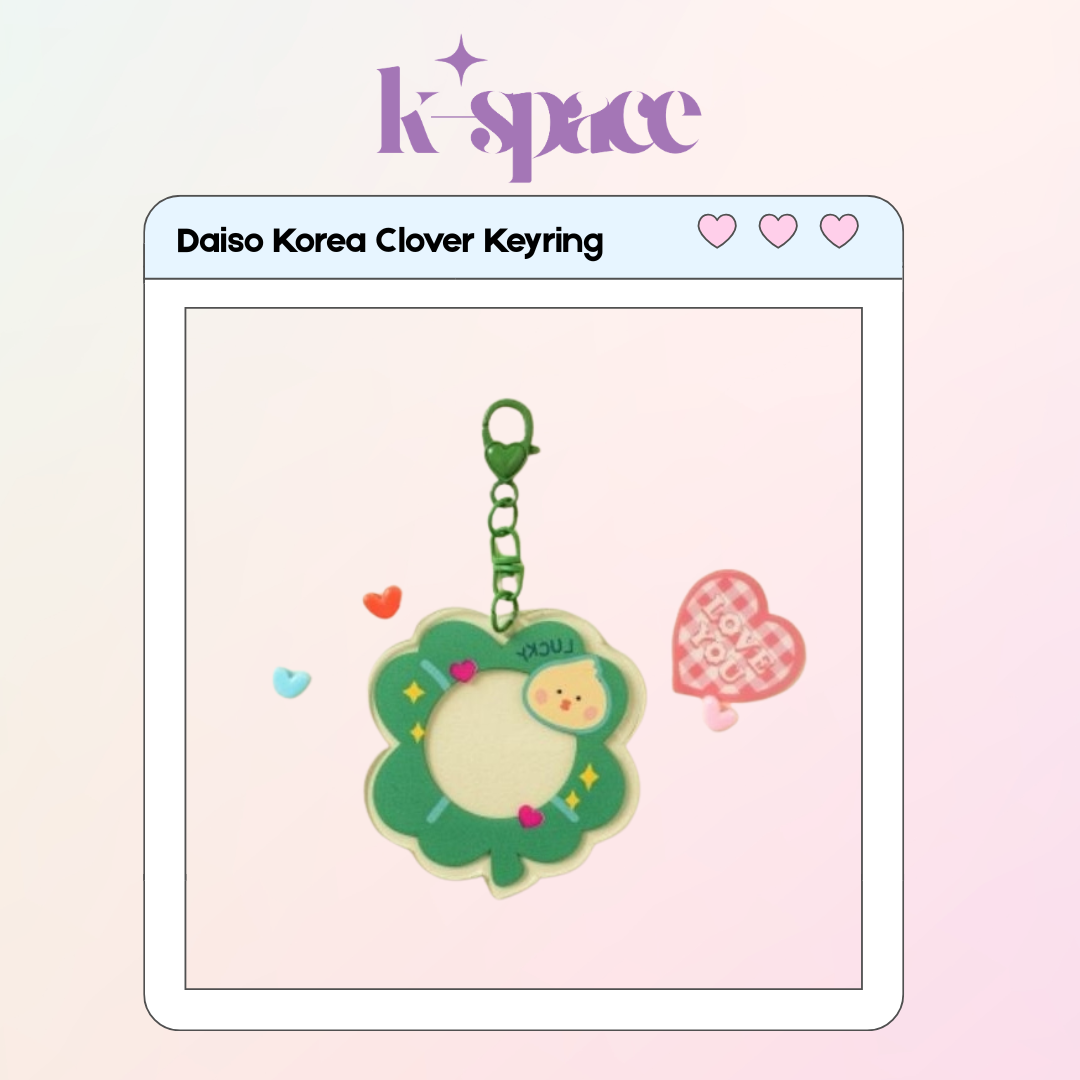 Daiso Korea Clover Keyring
