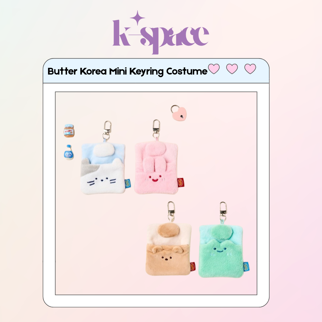 Butter Korea Mini Keyring Costume