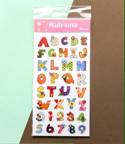 Alphabet Sticker 