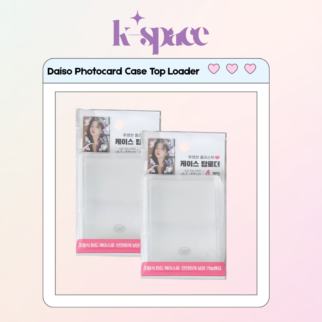 Daiso Photocard Case Top Loader