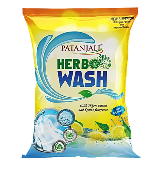 Patanjali Herbo Wash Detergent Powder - 900 g_0
