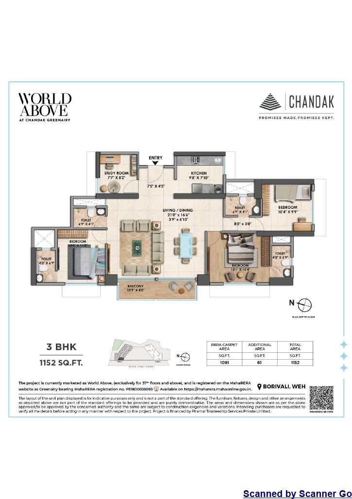 Chandak Greenairy, 4,3&2 BHK | Borivali (E) | Mumbai | ₹2.27 Cr_19