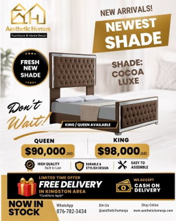 Aesthetic bed frame - King / Queen 