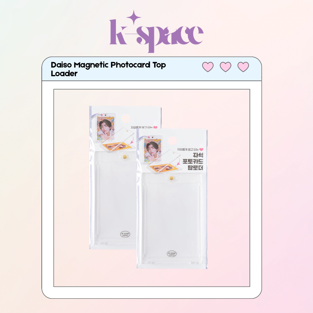 Daiso Magnetic Photocard Top Loader