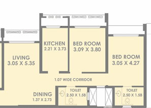 K Raheja Regency 2, 3.5 & 4 BHK | Malad (E) | Mumbai | ₹2.60*cr_9