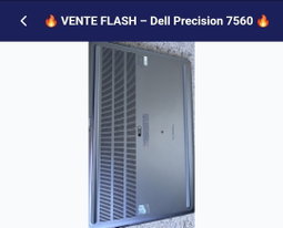 💻 Dell Precision 7560 – Station de travail