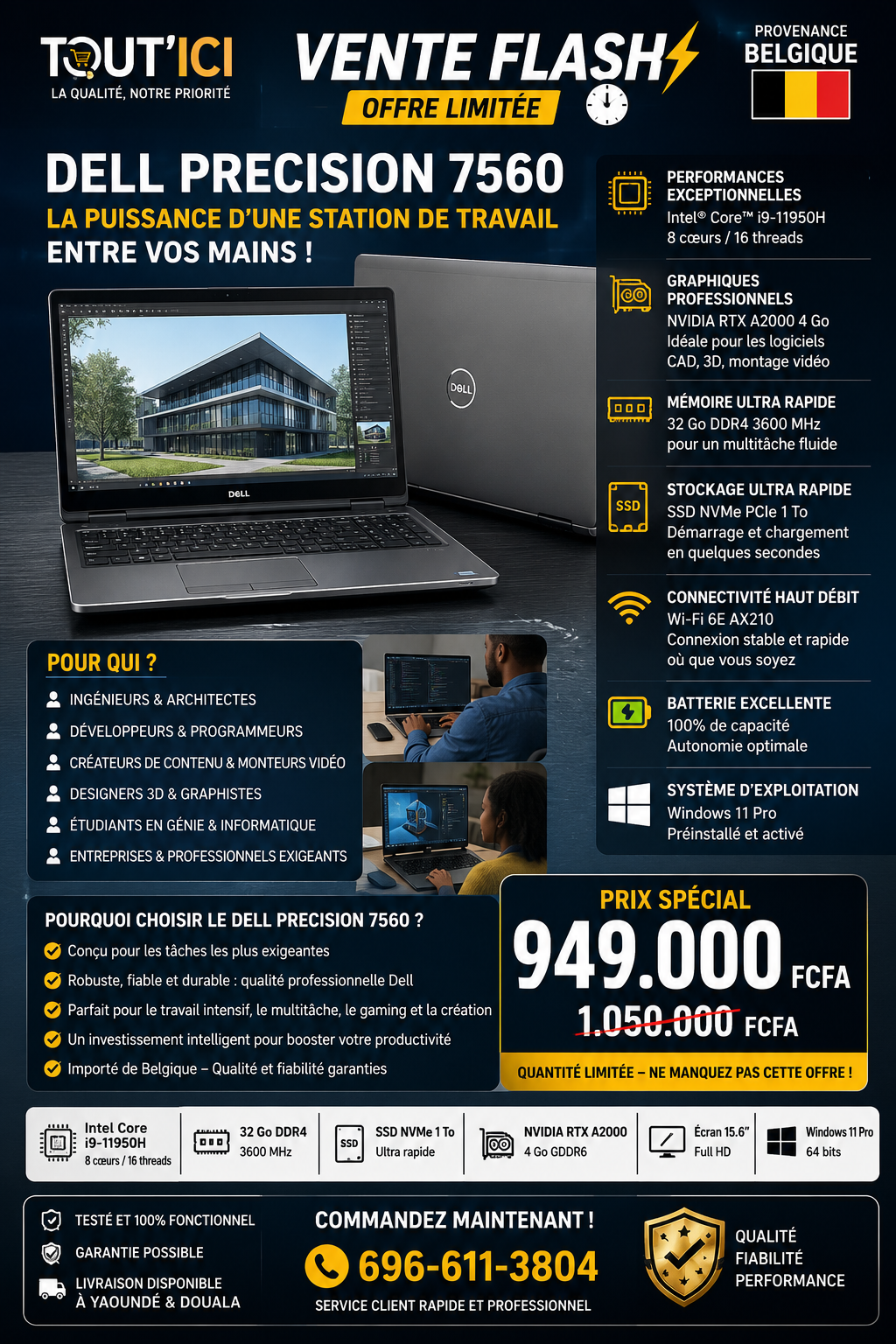 💻 Dell Precision 7560 – Station de travail_0