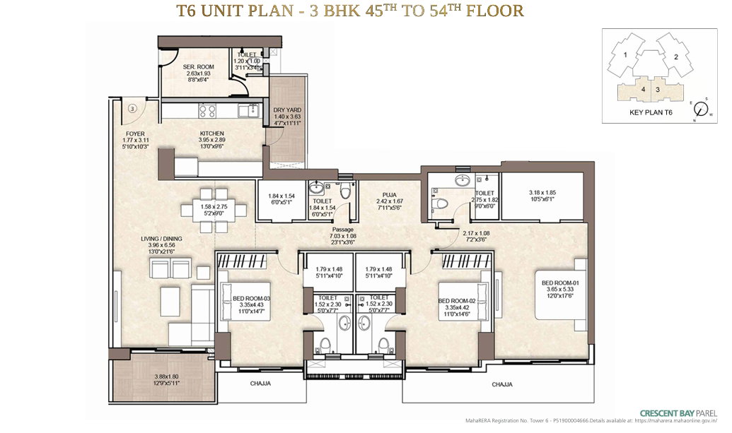 L&T Crescent Bay 3 & 4 BHK | Parel | Mumbai | ₹11.67 *Cr_8