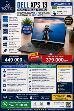 💻 Dell XPS 13 – Ultra-portable Premium