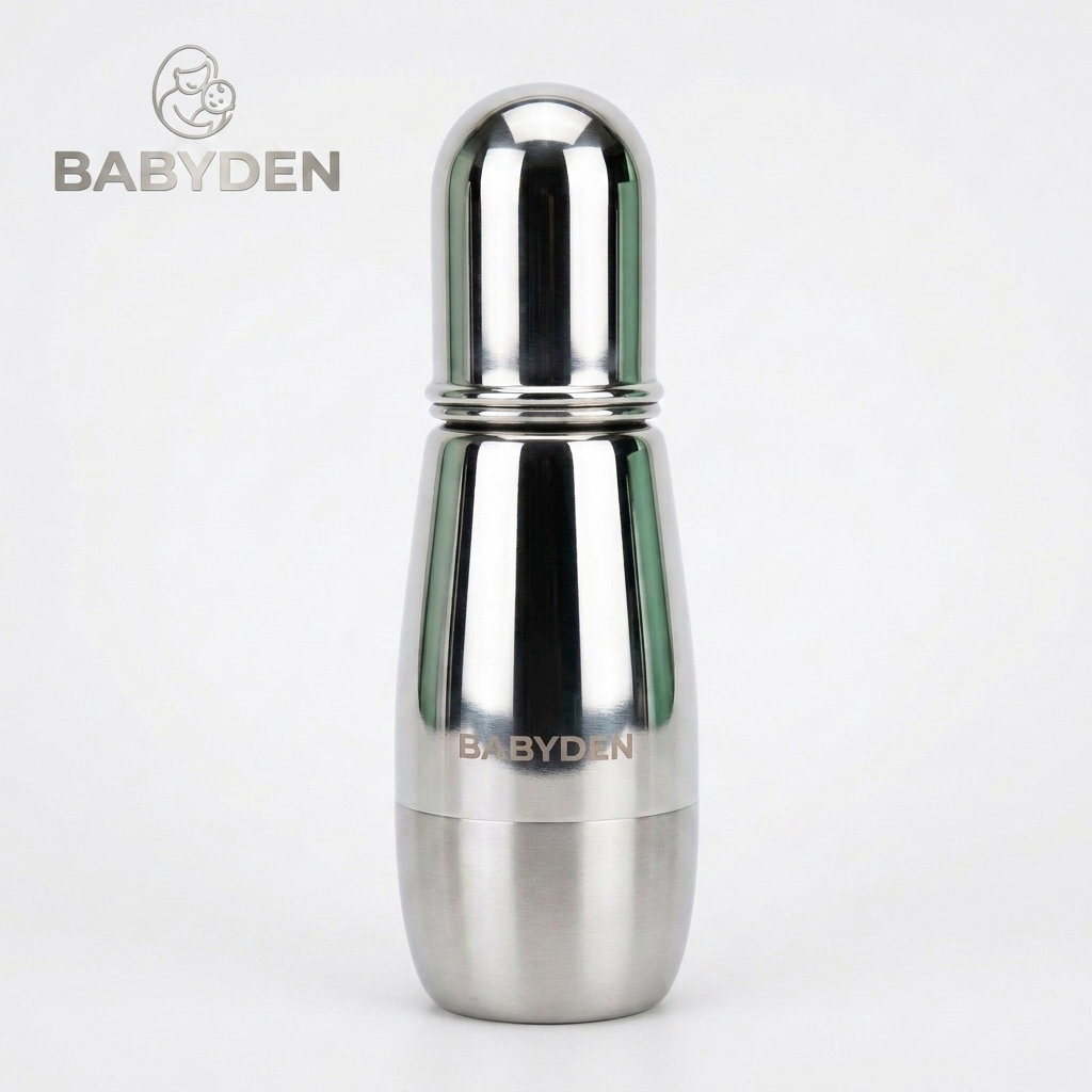 Babyden Stainless Steel Baby Feeding Bottle | 350ml_2