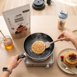Pancakes Proteícos Aker - Whey Proteín + Clara De Huevo