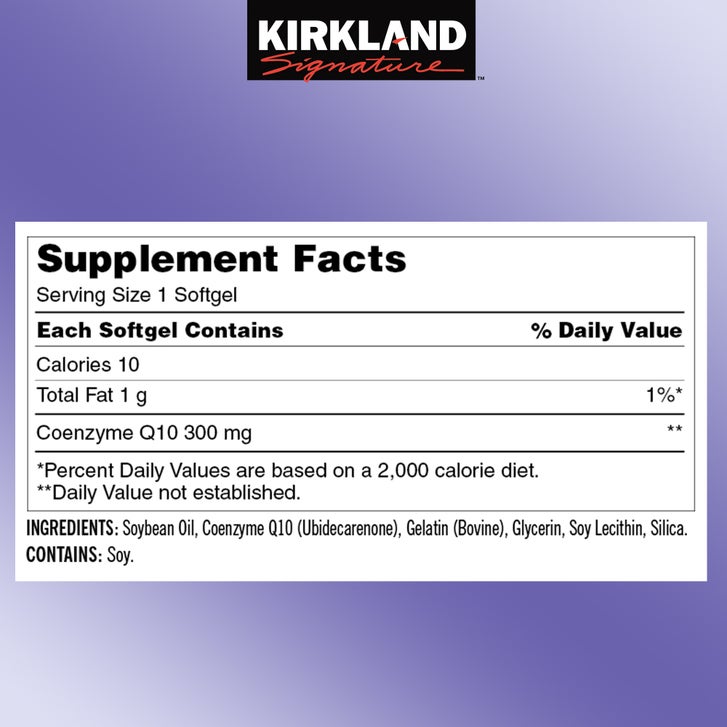Kirkland Signature CoQ10 300 mg., 100 Softgels_2