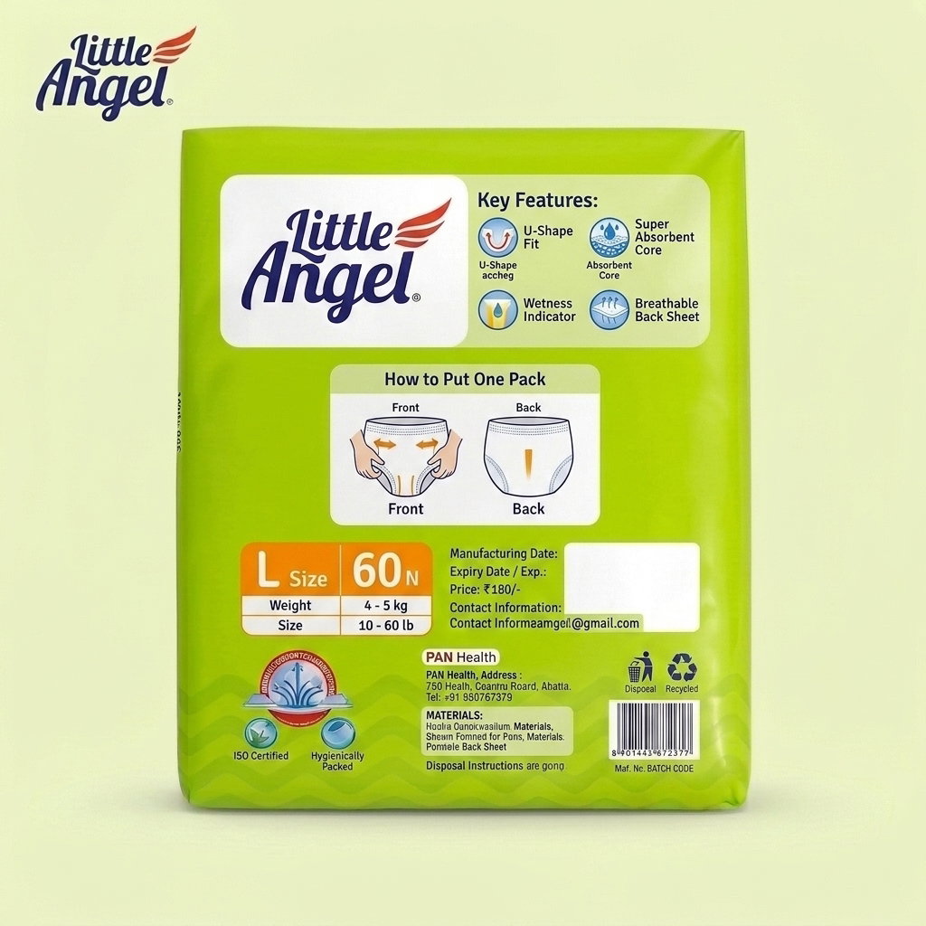 Little Angel Baby Diaper Pants _4