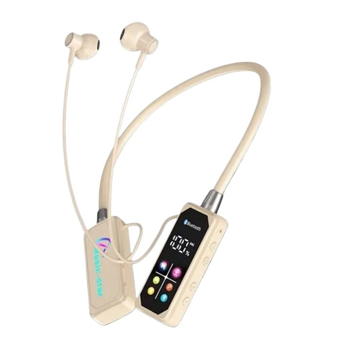 Color Screen Digital Display BT Wireless Headphones. _0