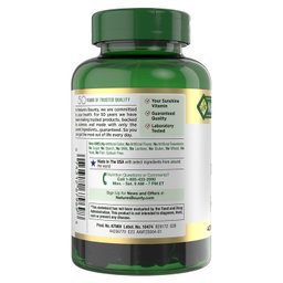 Nature's Bounty Vitamin D3 125 mcg, 400 Softgels(Exp:08/2028)