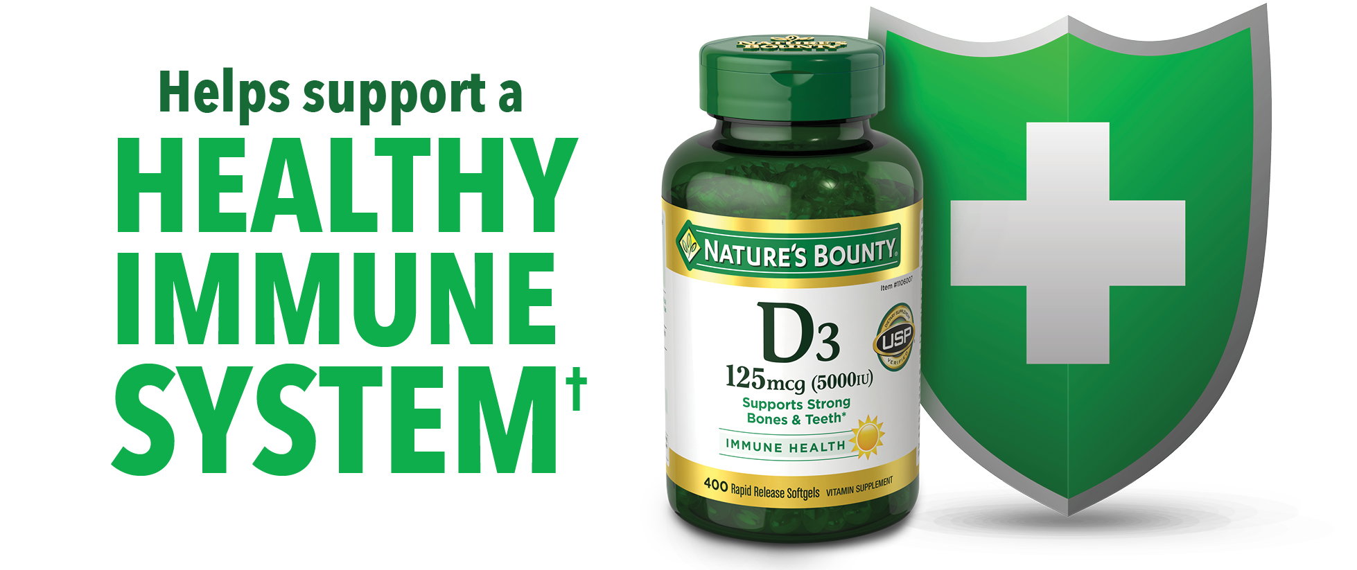 Nature's Bounty Vitamin D3 125 mcg, 400 Softgels(Exp:08/2028)_4