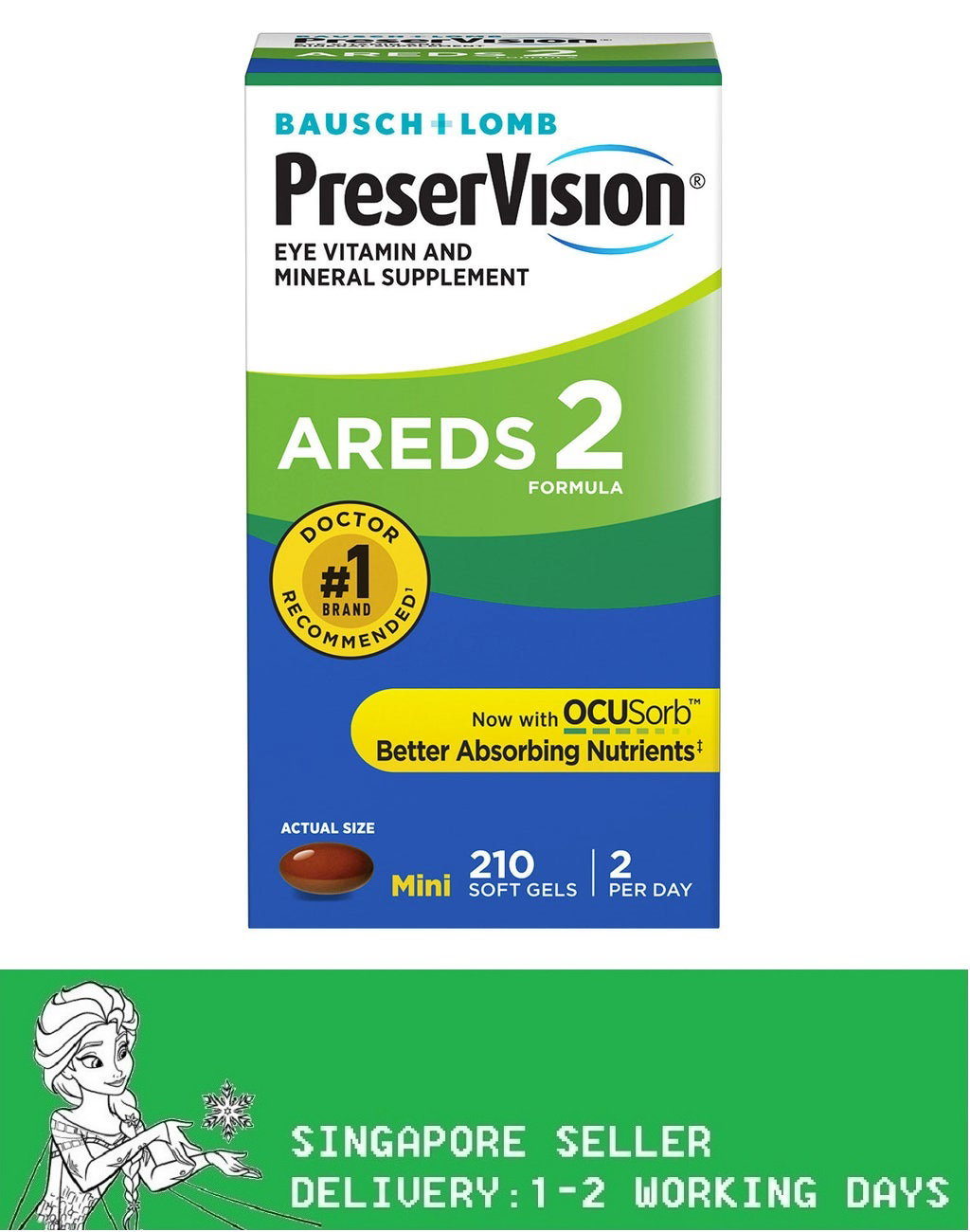 PreserVision AREDS 2 Formula, 210 Soft Gels(Exp:11/2027)_0
