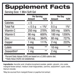 PreserVision AREDS 2 Formula, 210 Soft Gels(Exp:11/2027)
