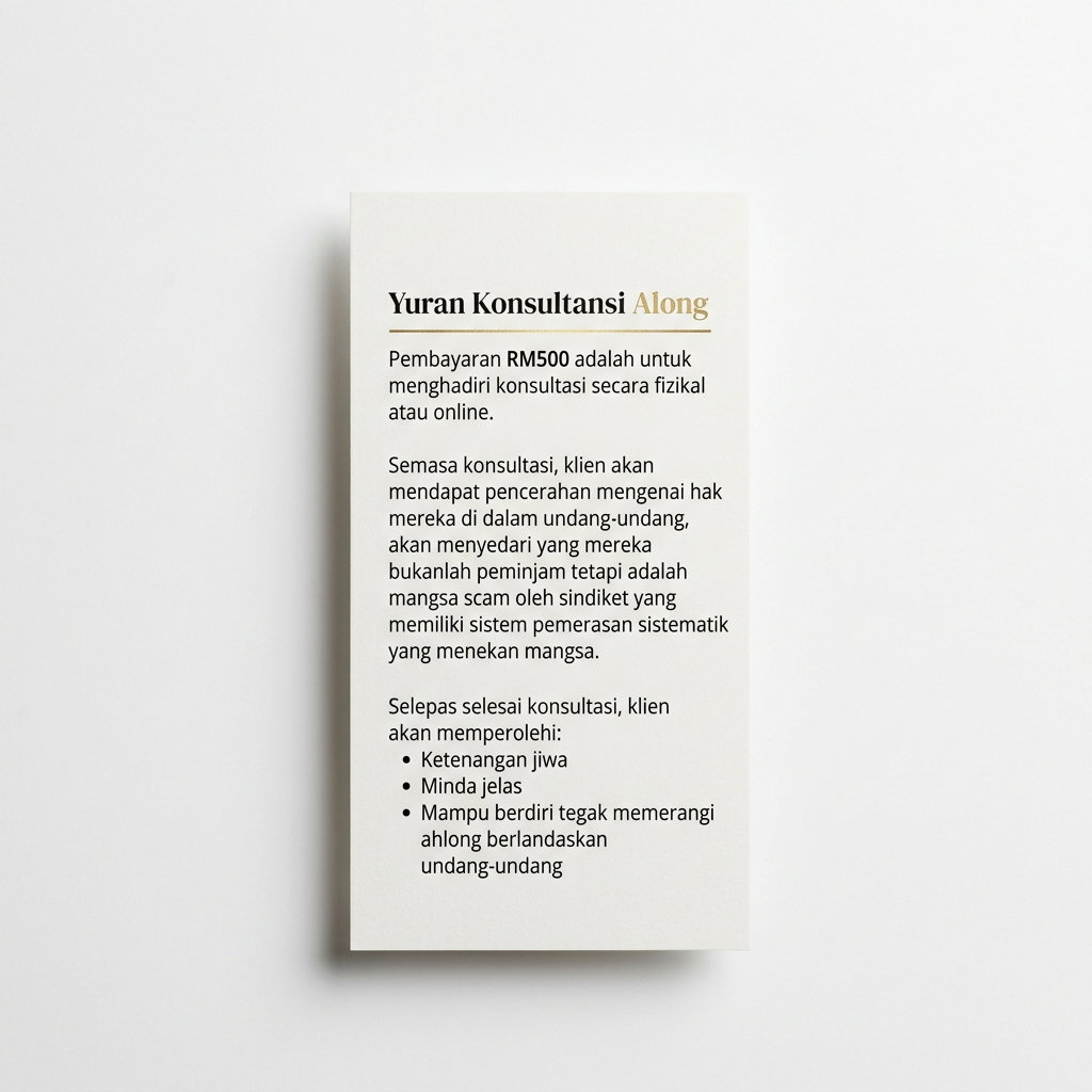 KAL Step 2: Yuran Konsultansi Along_0