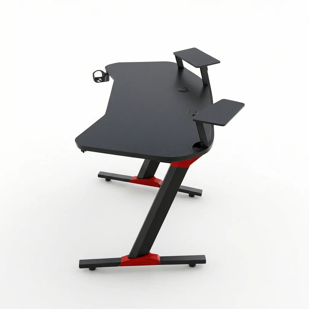 Mesa Gaming AOR SPORT M8 - Novo Modelo 180CM com Estrutura Metálica e Superfície em Fibra de Carbono de Alta Qualidade_2