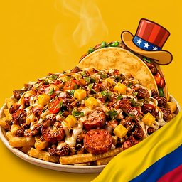 Salchipapa al Pastor
