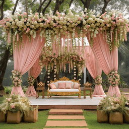 Reception Stage / Mandap Platform Setup