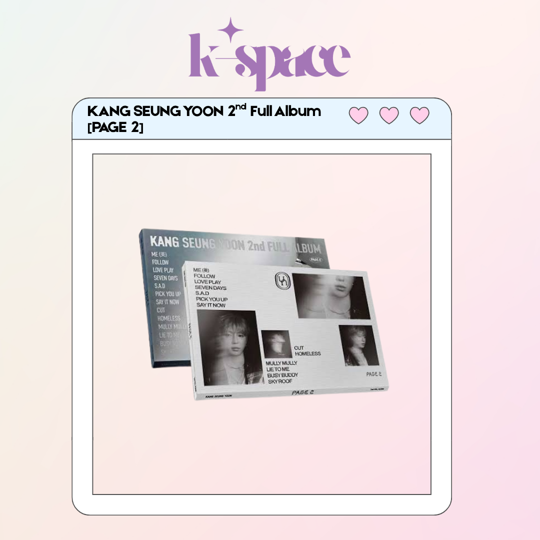 KANG SEUNG YOON 2nd Full Album [PAGE 2]